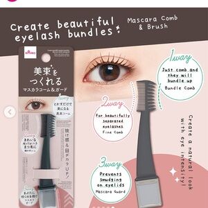 NEW Daiso Mascara Comb & Guard
